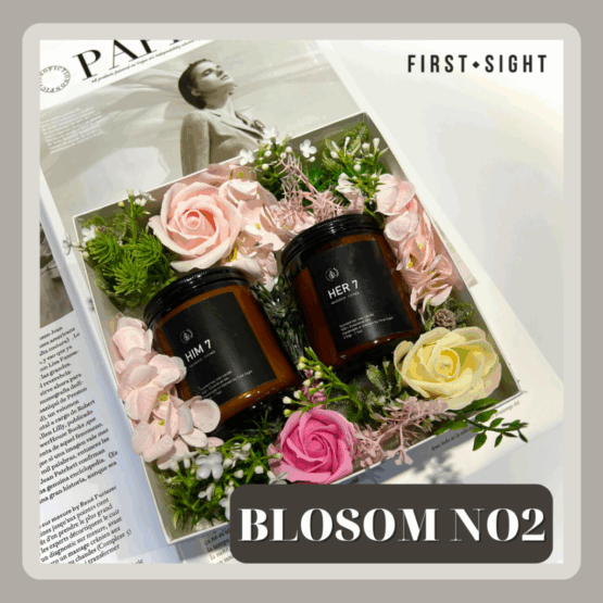 Hộp Quà Nến thơm & Hoa Blossom 02 FS