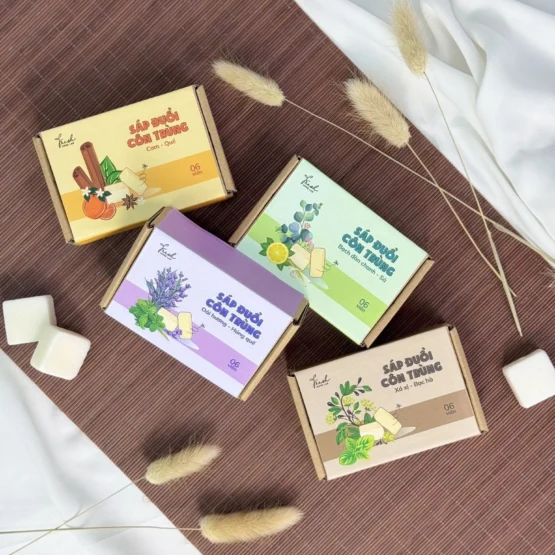 Sáp thơm tinh dầu đuổi muỗi gián côn trùng
